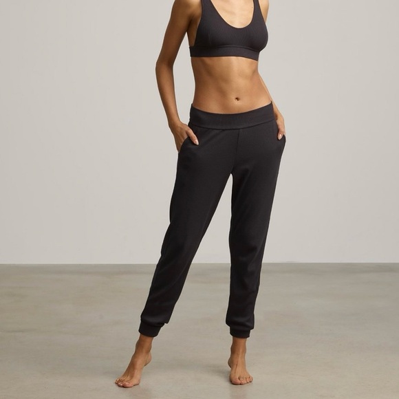 COMMANDO - LUXURY RIBBED JOGGER - BLACK - MEDIUM - Picture 3 of 10
